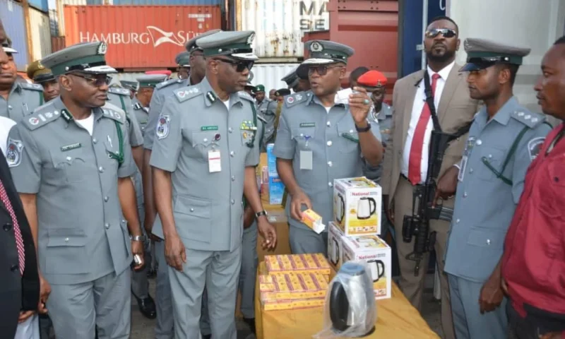 Onne Customs intercepts 12 containers of illicit goods worth ₦31B