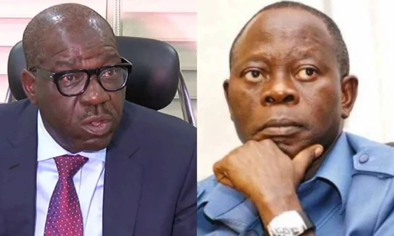 Obaseki is politically dead – Oshiomhole