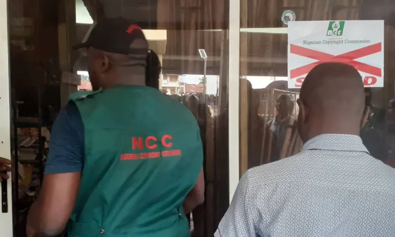 NCC arrest eight for allegedly selling pirated books, seals shops in Ogun