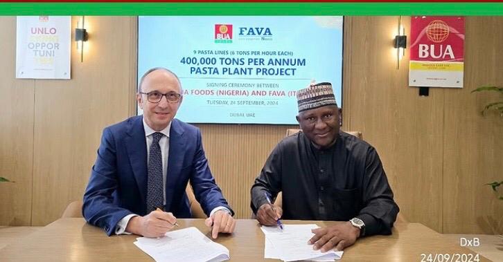 Food security: BUA Foods To Boost Pasta Production Capacity By 400,000MTpa