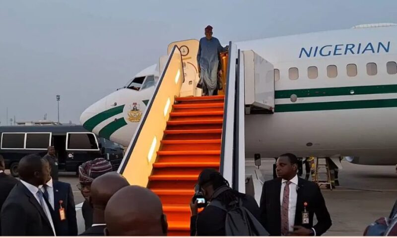 Tinubu arrives Brazil for G20 summit