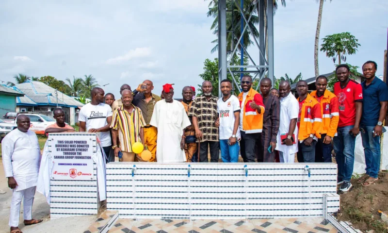 Asharami Synergy Delivers Solar-Powered Borehole System In Omagwa