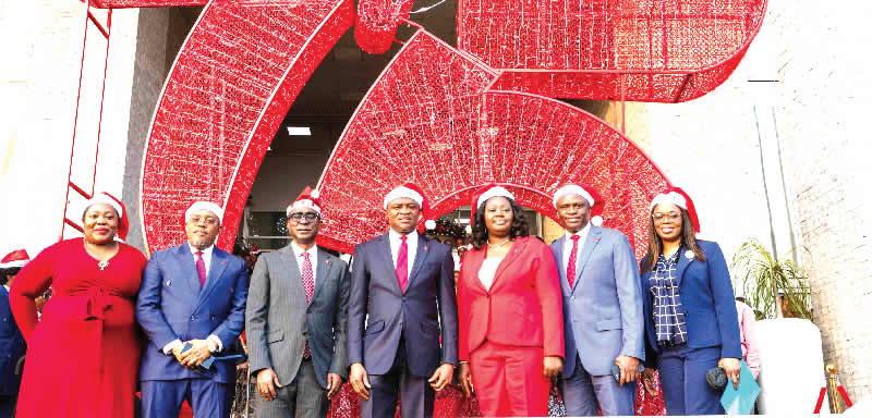 UBA heralds festive season, lights up Lagos Marina garden