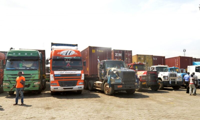 Lagos truck drivers protest sharp sand price increase