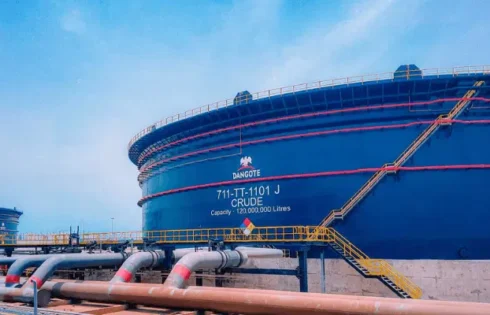 Dangote Refinery gets 146,000 metric tonnes of oil from global market